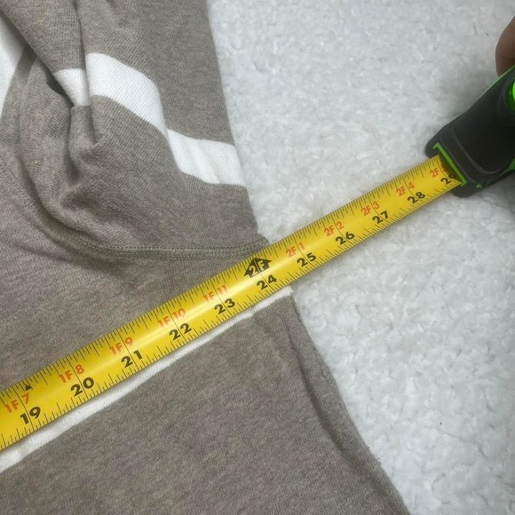 Vintage American eagle  men's grey striped rugby long sleeve collar xl‎ - Picture 4 of 5